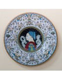 Bianca Maria Visconti's Enamelled Coloured Ceramic Dish